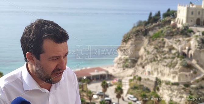 Matteo Salvini a Tropea
